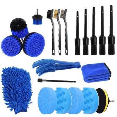 China Flexible Car Detailing Brush For Easy Cleaning Ergonomic Design for sale
