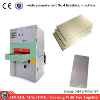 China Wide Abrasive Belt Grinding NO 4 Hairline Finishing Machine For Sheet Metal for sale