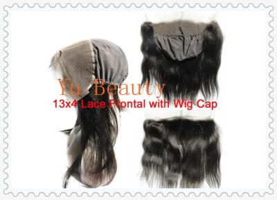 China Brazilian virgin human hair 360 lace frontal closure with  cap  back for sale