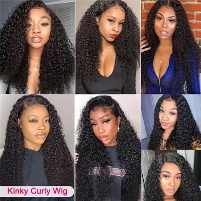 China New Arrival Wholesale Bundles Hair Extension 13x4 13x5 13x6 swiss HD lace transparent Afro kinky curly hair lace frontal for sale