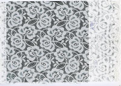 China Tela del cordón de la ropa interior de las mujeres/tela del encaje elástico del algodón del verde en venta