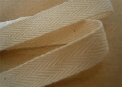 Chine la sangle blanche de coton de vêtement de 25mm attache des rubans avec l'armure adaptée aux besoins du client à vendre