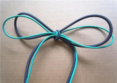 China Cordón trenzado de la cuerda de los accesorios de la ropa del algodón plano elástico del lazo en venta