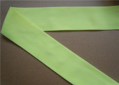 China High Tensile Yellow Polyester Webbing Straps / 38Mm Cotton Webbing Woven for sale