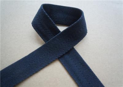 中国 青によって印刷される伸縮性があるウェビングは単一の折目を袋のための 2 つの Cm の幅紐で縛ります 販売のため