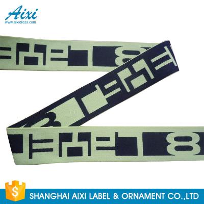 China Printed Elastic Waistband 20MM - 50MM Jacquard Elastic Waistband For Underwear / Cothing for sale