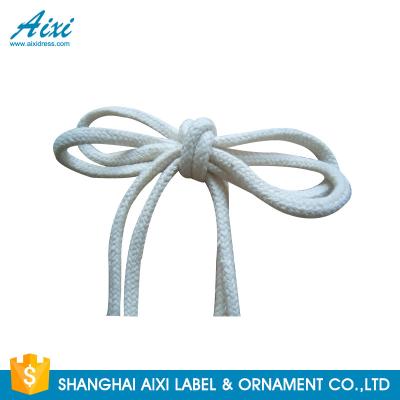 China Las correas 100% de las correas del algodón imprimieron el cordón elástico del cordón del algodón plano en venta