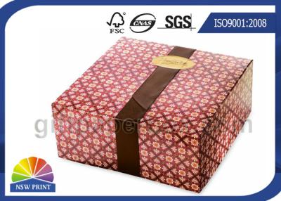 China Caixa de embalagem impressa da caixa do empacotamento de alimento do cartão & do chocolate do luxo à venda