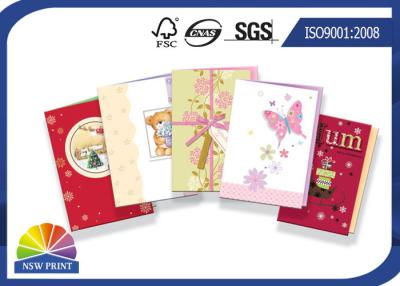 China Projeto e impressão de cartão feito sob encomenda feito a mão do papel do aniversário da decoração dos cartões à venda