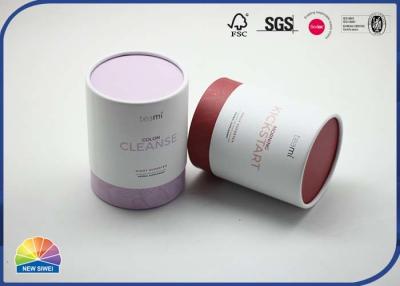 中国 円柱本質の化粧品セット   ペーパー包装の管によってカスタマイズされる色のロゴ 販売のため