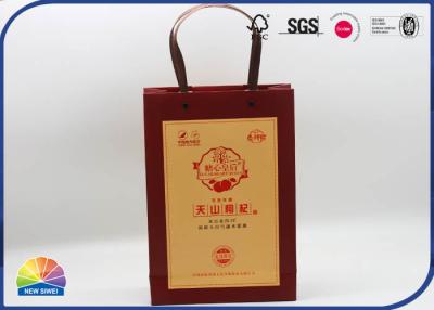 China Environmental Matt Lamination Shopping Paper Bags With Handles for sale