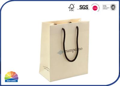 China Recyclable Cotton Handle Kraft Paper Bags For Perfume Packaging Soft Touch Thickness for sale
