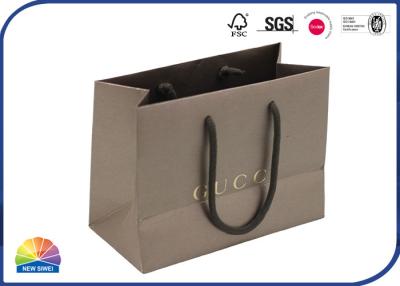 China Knot Cotton Handles Paper Shopping Bags For Belt Gift Packaging for sale
