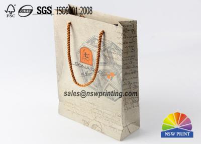 China Matt Lamination Handcraft Fashion Atr Paper Gift Bag 4 Color Printing for sale