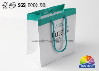 China Fancy Custom Printed Paper Shopping Bags Cosmetic Packing Bags for sale