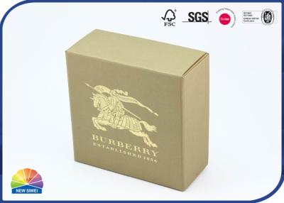 China Empacotamento da caixa de presente do papel do ofício da caixa de presente da dobradura da correia/lenço/chapéu à venda