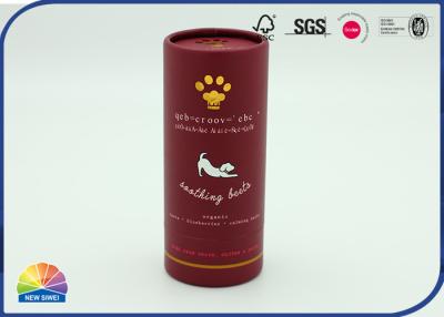China Aluminum Foil Pet Food Packaging Food Use Paper Cylinder Tube for sale