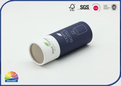 China Tubo de papel composto do cilindro da terapia da planta com tampa clara à venda