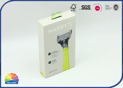 Chine Boîte de papier de estampillage chaude de tiroir d'aluminium argenté pour l'emballage de rasoir de l'homme à vendre