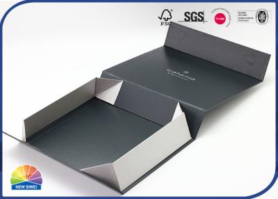 China 1200gsm biodegradáveis Grey Foldable Gift Box Repeated montam à venda