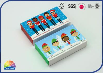 China Embalagem de doces 182 g/m2 caixa de papel slide prateado material reciclado à venda