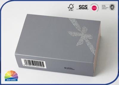 China Caixa de presente de papel de brilho do Bowknot 3 partes com Tray Present Packaging à venda