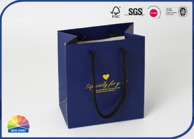 Chine L'or 200gsm brillant a enduit le sac de papier de luxe de papier de bijou de sac de cadeau à vendre