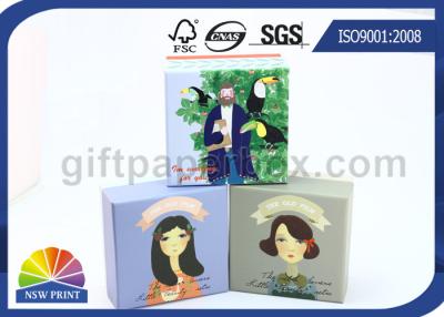 China Cajas de empaquetado decorativas rígidas de la cartulina o del papel de arte/cajas de papel del regalo con las tapas en venta
