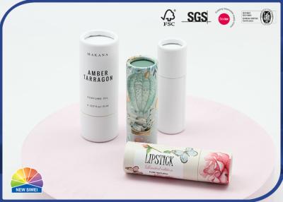 China Tubo de papel composto amigável de Eco para o empacotamento do desodorizante do batom à venda