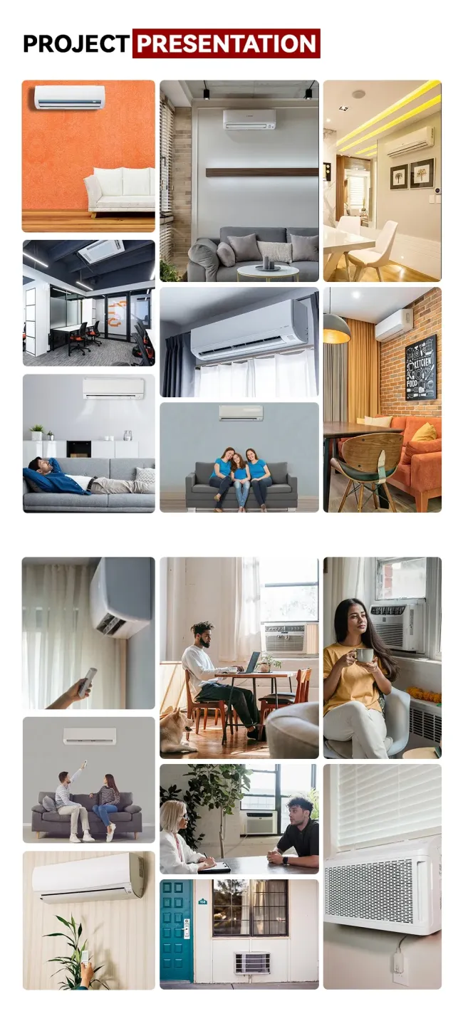 SAM-QN12D Air Conditioner installed in a residential setting