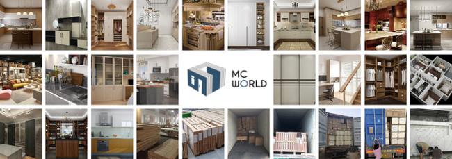 Complete kitchen cabinet set with quartz countertop in modern kitchen design