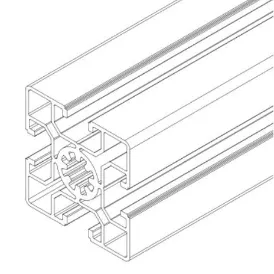 T-Slot & V-Slot 50 Series Aluminum Profiles - 10-5050L with Best Price