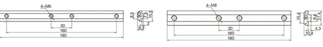 Connector Link-8-8-40 for The Straight-Line Extension Connection