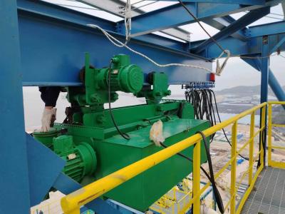 China Tank top maintenance lifting machinery equipment LNG curved rail electric hoist LNG monorail winch curved rail crane for sale