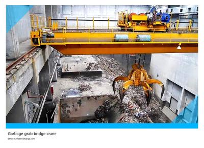 China China's high quality and low price 25 ton garbage grab bridge double beam crane, power plant double beam crane, grab dou for sale