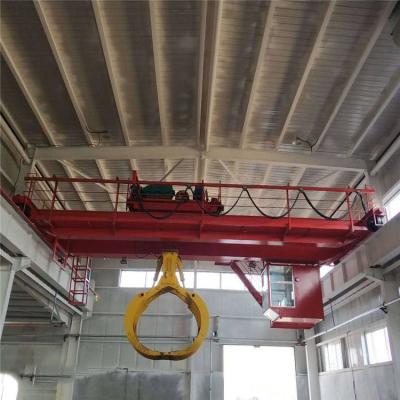 China China's high quality and low price50 ton garbage grab bridge double beam crane, power plant double beam crane, grab dou for sale