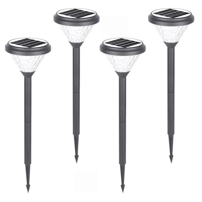 Cast Aluminum Yard Lawn Spike Solar Garden Light Global Sunrise Lights