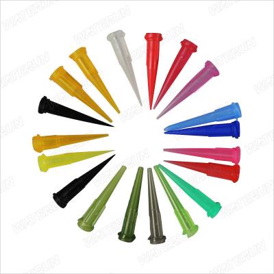 China Plastic Tapered Dispensing Needles Multicolor Inner Diameter 0.21-1.55mm for sale