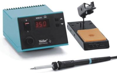 China PCB Hot Air Soldering Accessories , 80W SMD Rework Soldering Station WSD-81 for sale