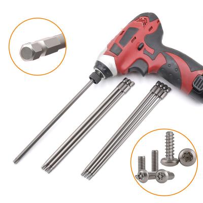 China Solid Hollow Screwdriver Bits Wear Resistant Hexagon Magnetic for sale