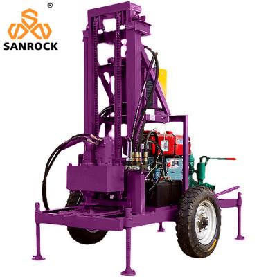 China Trailer Mounted Water Well Drilling Equipment Small Portable Water Well Drilling Rig for sale