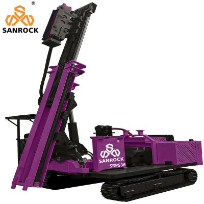 China Portable Pile Driver Hydraulic Vibration Piling Machine Solar Screw Pile Driver Machinery for sale