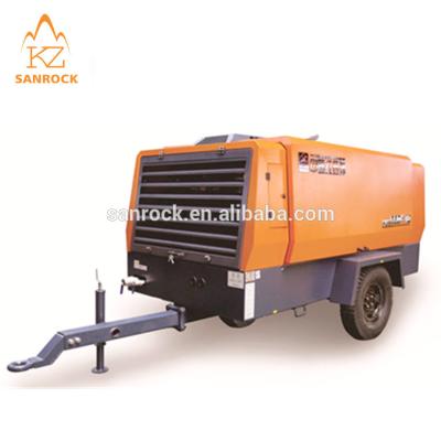 China Energy Saving Portable Screw Air Compressor Fit Deep Water Well Drilling Work for sale