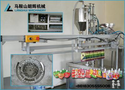 China Natural Fruit Juice Automatic Filling and Capping Machine For Standup Pouch | Doypack for sale