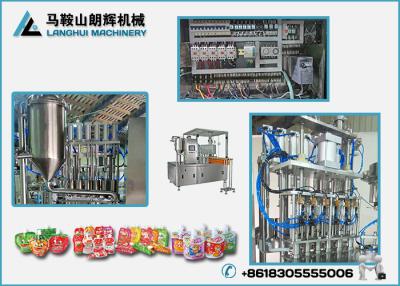 Chine Boissons végétales de protéine| Machine remplissante de lait de soja et de capsulage automatique pour le Doy-paquet à vendre