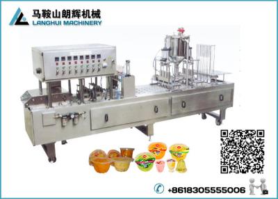 China Automatic Jelly | Fruit juice Cup Filling and Sealing Machine for sale