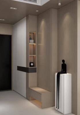 Chine Le Cabinet moderne de vêtements d'appartements de meubles en bois écologiques de panneau a adapté aux besoins du client à vendre
