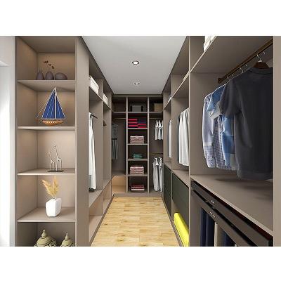 Chine Organisateur en bois personnalisable d'armoire de vêtements de taille des meubles 2400mm de panneau à vendre