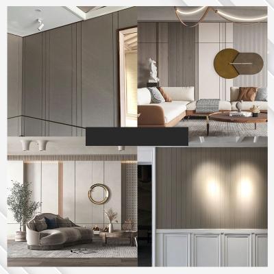China Indoor Decoration Wpc Bedroom Wall Panel Sound Absorbing Anti Static for sale