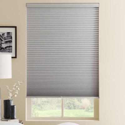 China Lower Open Folding Paper Cordless Curtain Blinds Pleated Temporary Blinds for sale